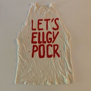 UNIF let’s ellgy pocr cut off T-shirt